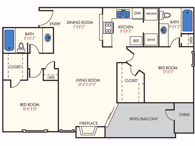 B1 01-0110 floor plan